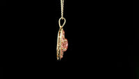 2.92 Ct Oval Tourmaline 14K Gold Pendant