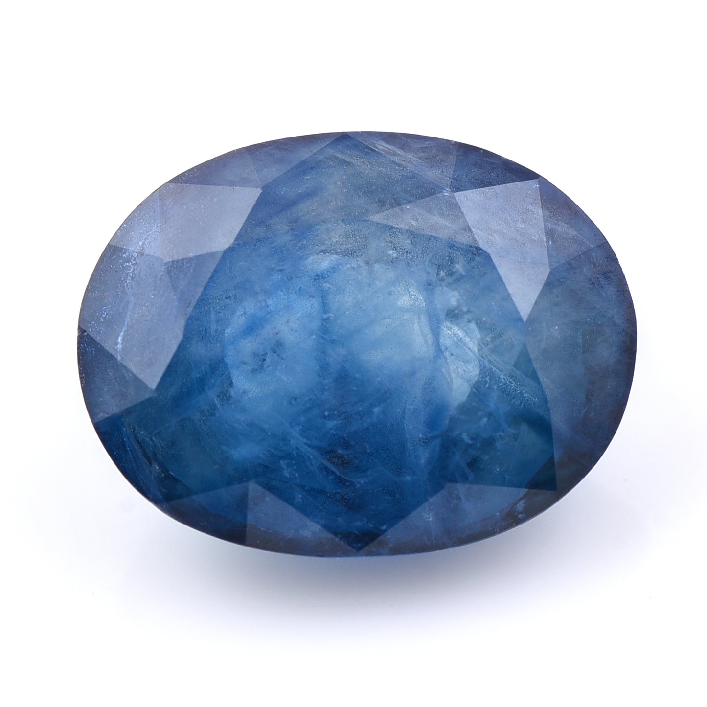 10.91 Natural Corundum Sapphire Oval Mixed Cut Gemstone