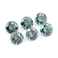 0.53 Blue Diamond Round Loose Gemstone