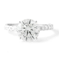 2.90 Carats Lab Grown Diamond 14K Gold Ring