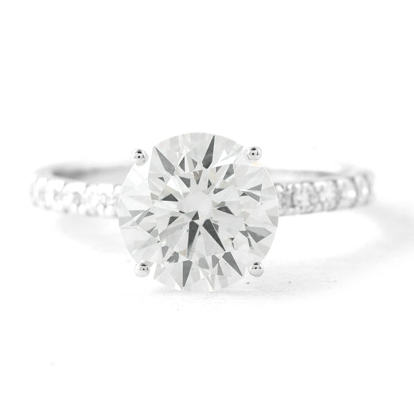 2.90 Carats Lab Grown Diamond 14K Gold Ring