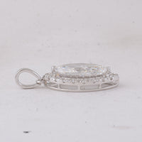 2.51 Carats Lab Grown Diamond 14K Gold Pendant