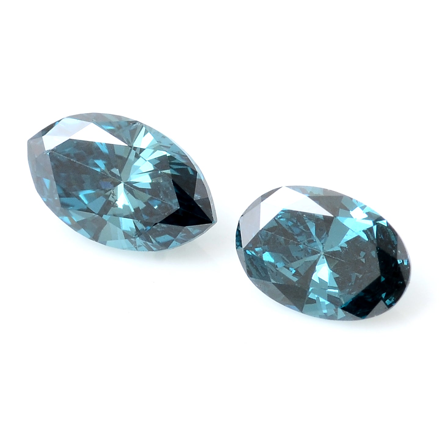 0.47 Carat Blue Diamond Mix Shape Loose Gemstone