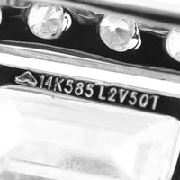 2.56 Carats Lab Grown Diamond 14K Gold Pendant