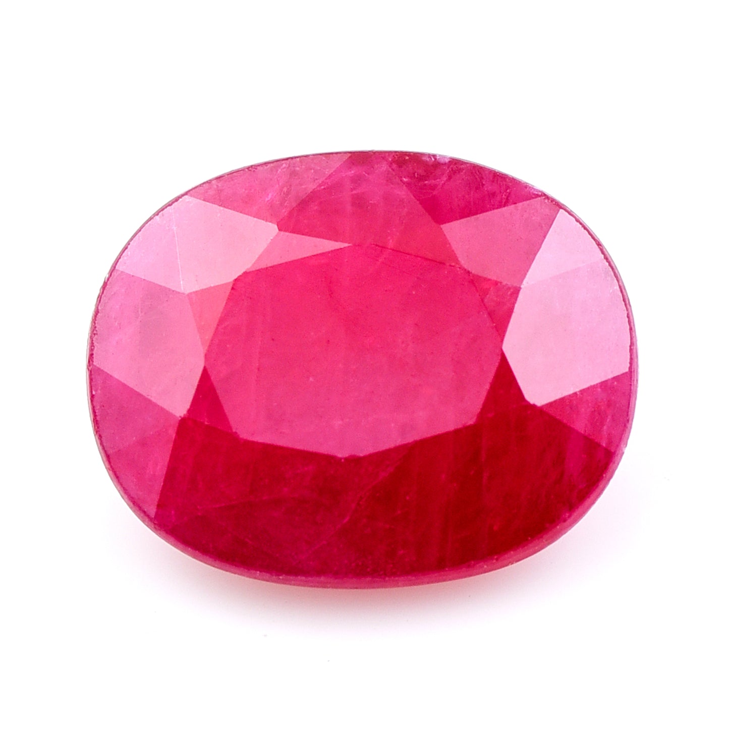 2.83 Natural Corundum Ruby Oval Mixed Cut Gemstone