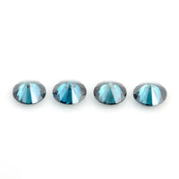 0.76 Blue Diamond Round Loose Gemstone