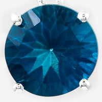 3.40 Ct Round Pariba Topaz, 925 Sterling Silver Pendant