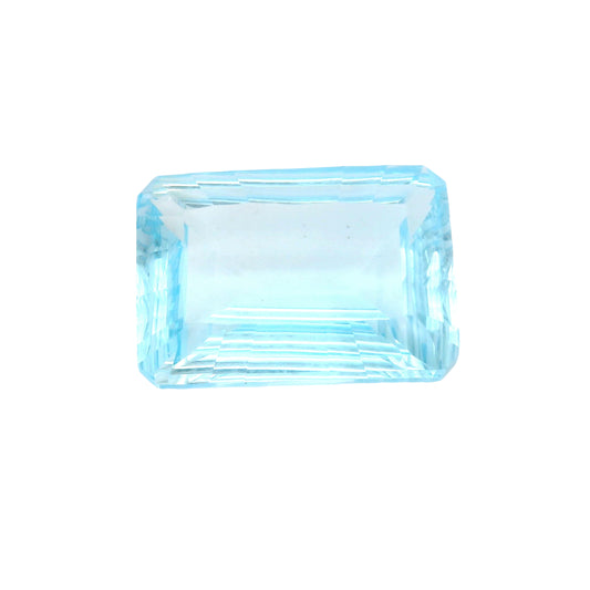 36.72 Blue Topaz Octagon Gemstone