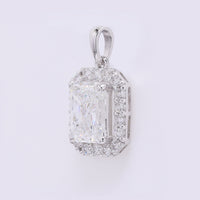2.34 Carats Lab Grown Diamond 14K Gold Pendant