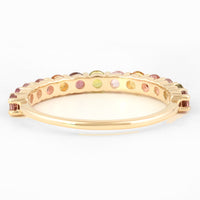 0.75 Ct Round Natural Tourmaline 14K Gold Ring