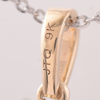6.79 Ct Pear Aquamarine 9K Gold Pendant