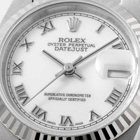 Rolex Datejust 79174 White Roman P Series Pre-owned Women's
