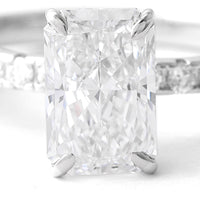 2.84 Carats Lab Grown Diamond 14K Gold Ring