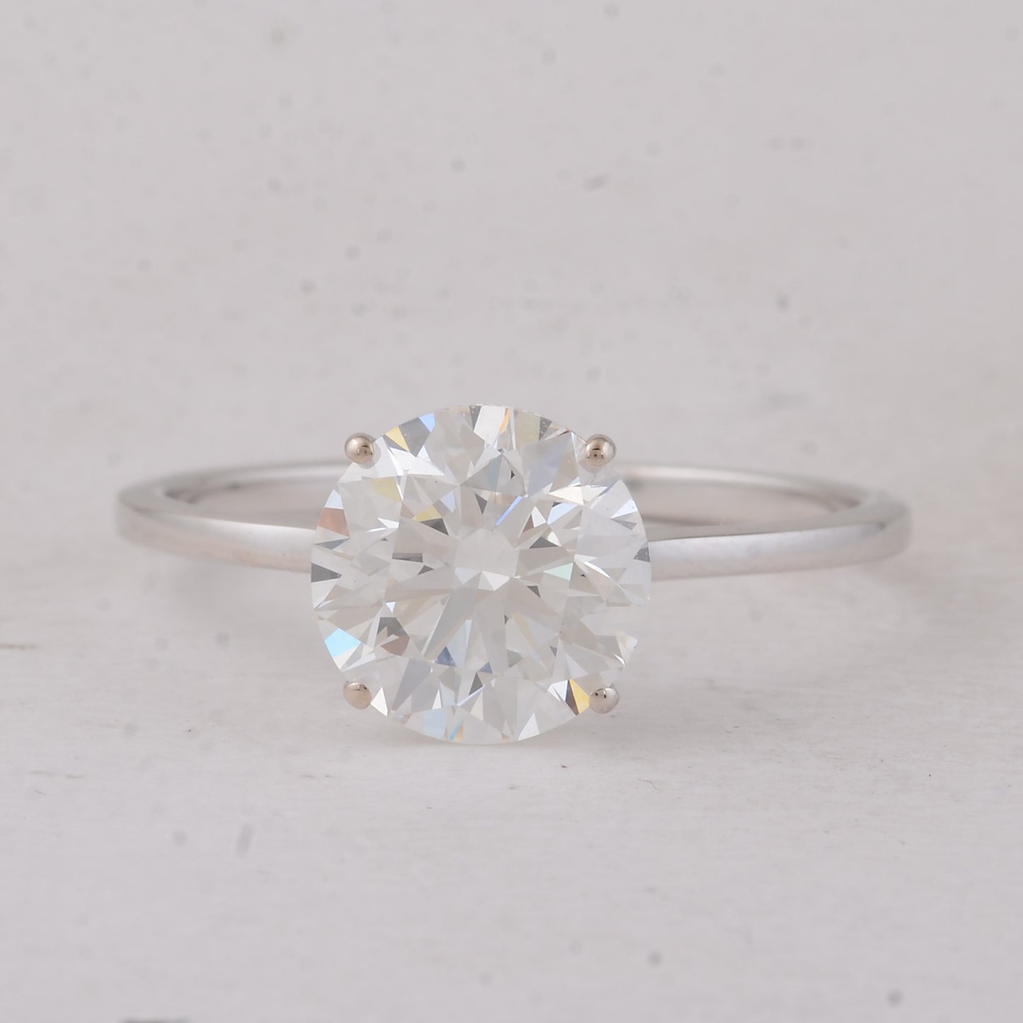 2.03 Carats Lab Grown Diamond 14K Gold Ring