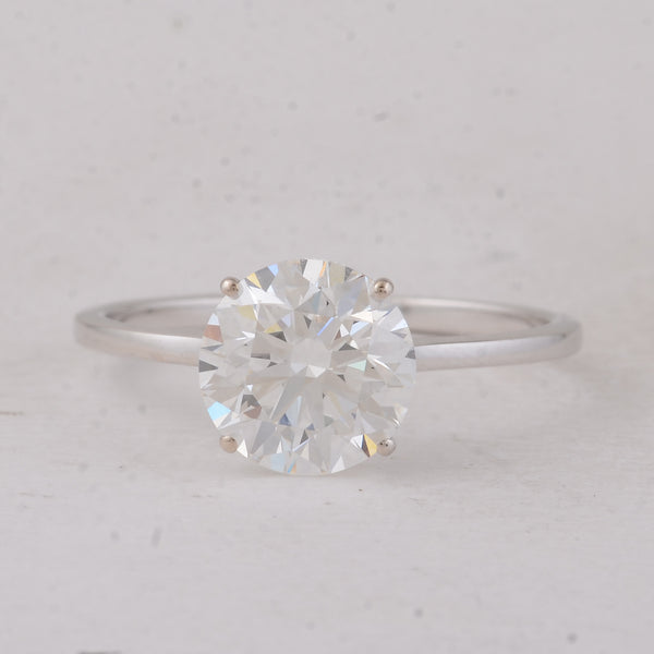2.03 Carats Lab Grown Diamond 14K Gold Ring