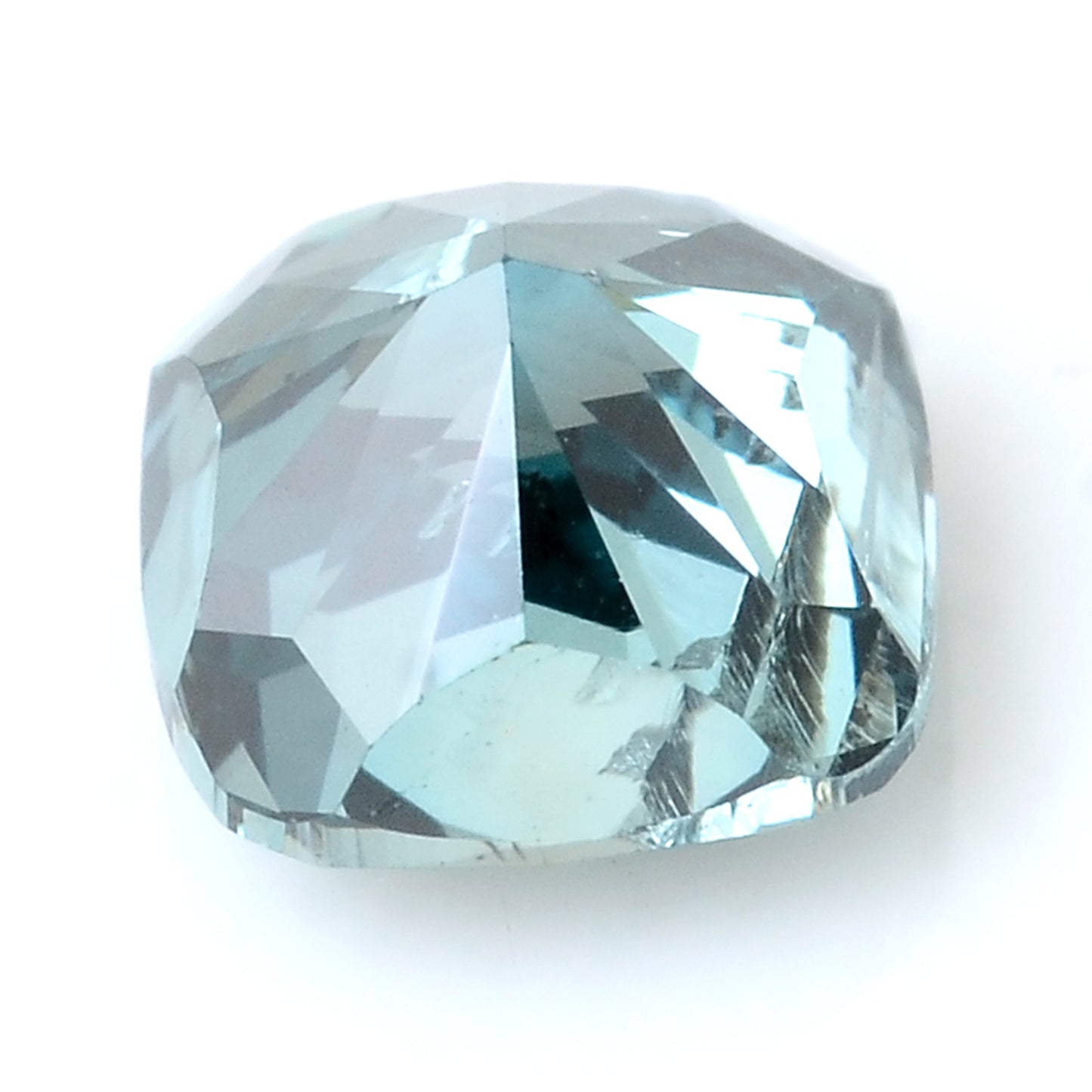 0.39 Carat Blue Diamond Cushion Loose Gemstone