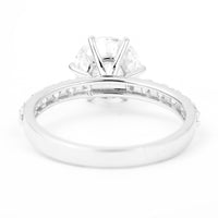 2.45 Carats Lab Grown Diamond 14K Gold Ring