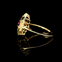 1.73 Ct Round Tourmaline 14K Gold Ring