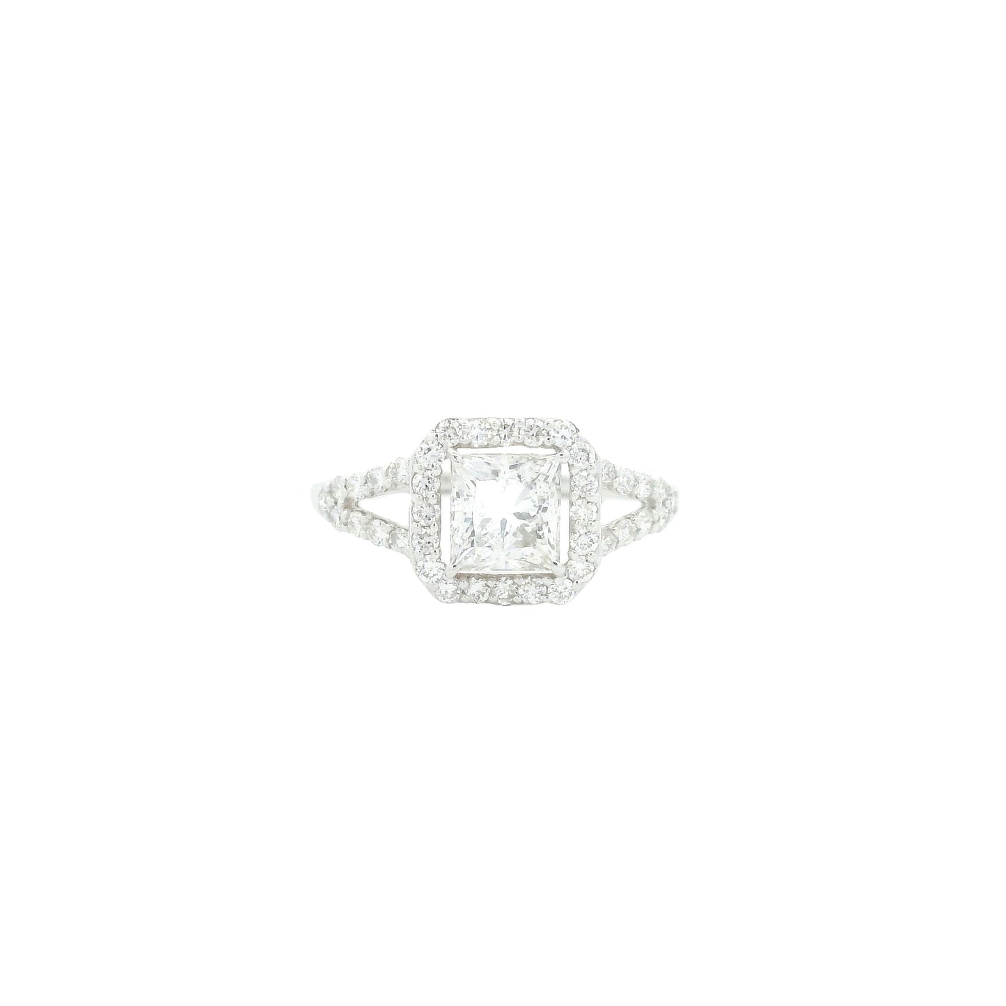 1.45 Carats Lab Grown Diamond 14K Gold Ring