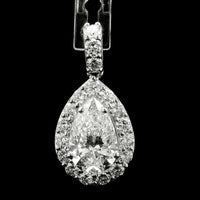 2.05 Carats Lab Grown Diamond 14K Gold Pendant