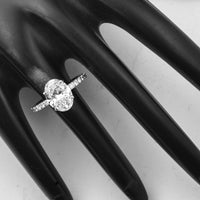 3.07 Carats Lab Grown Diamond 14K Gold Ring