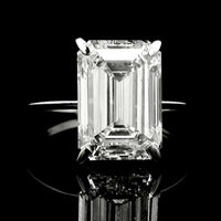 5.65 Carats Lab Grown Diamond 14K Gold Ring