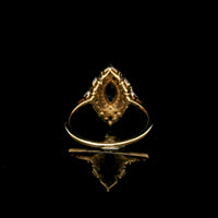 1.18 Ct Marquise Tanzanite 14K Gold Ring