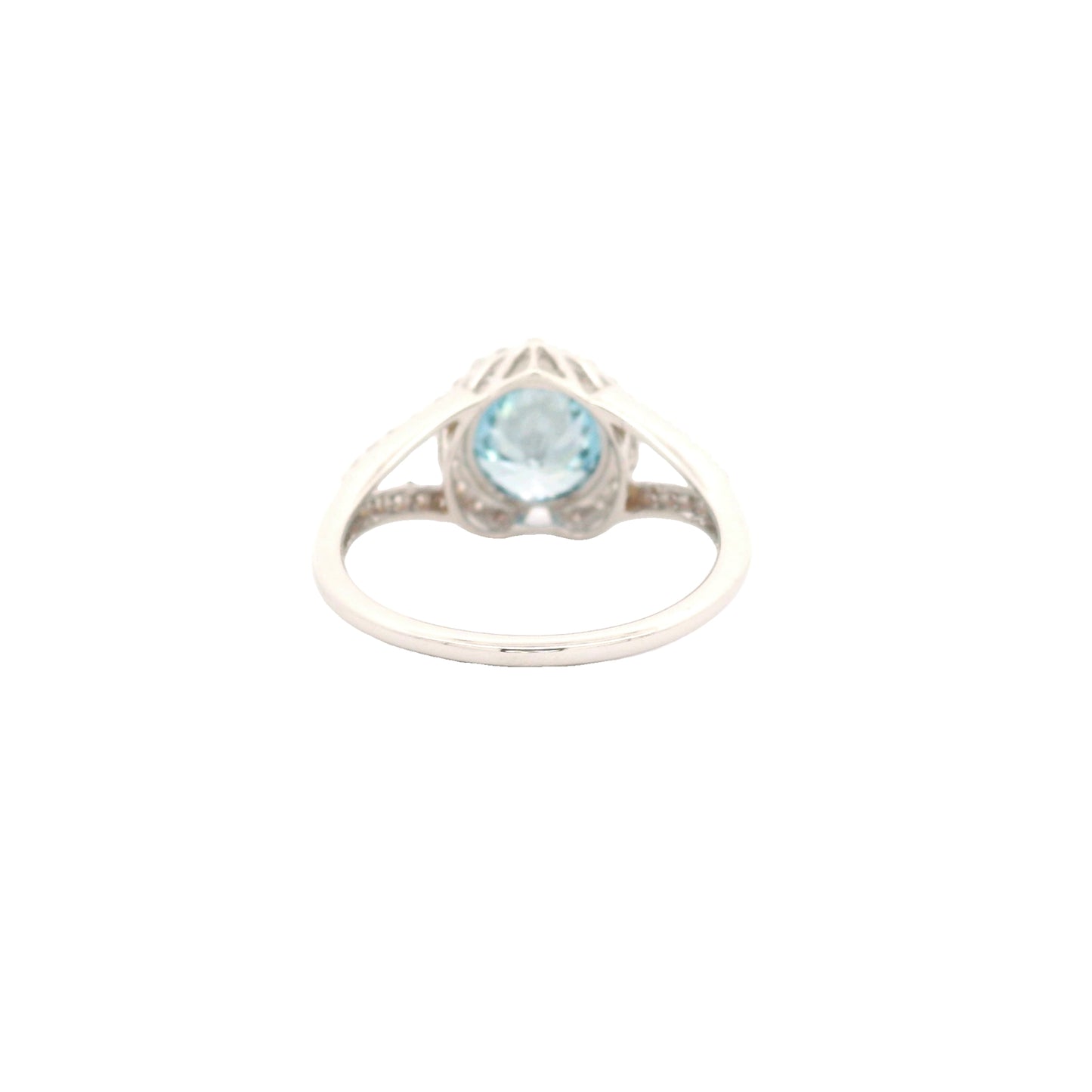 1.94 Carats Blue Lab Grown Diamond 14K Gold Ring