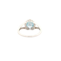 1.94 Carats Blue Lab Grown Diamond 14K Gold Ring