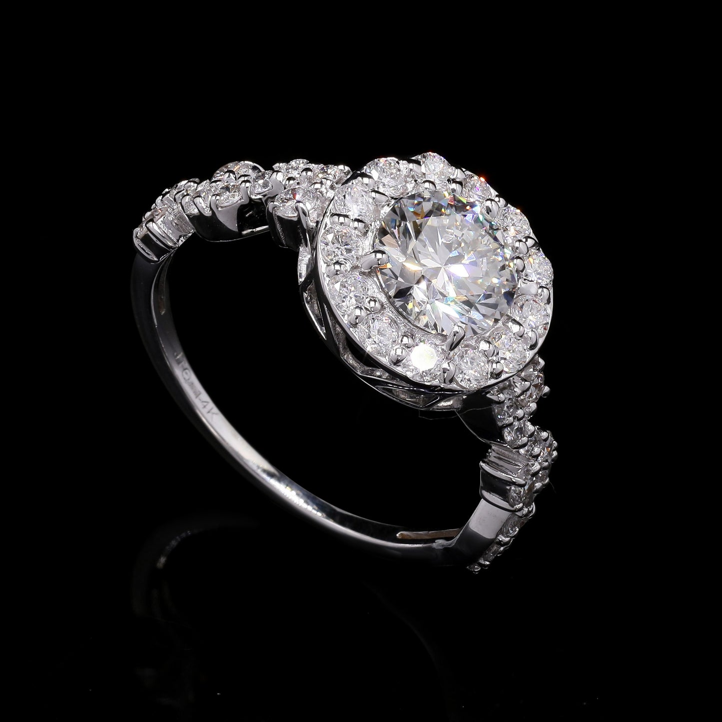1.99 Carats Lab Grown Diamond 14K Gold Ring