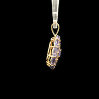 2.01 Ct Round Tanzanite 14K Gold Pendant