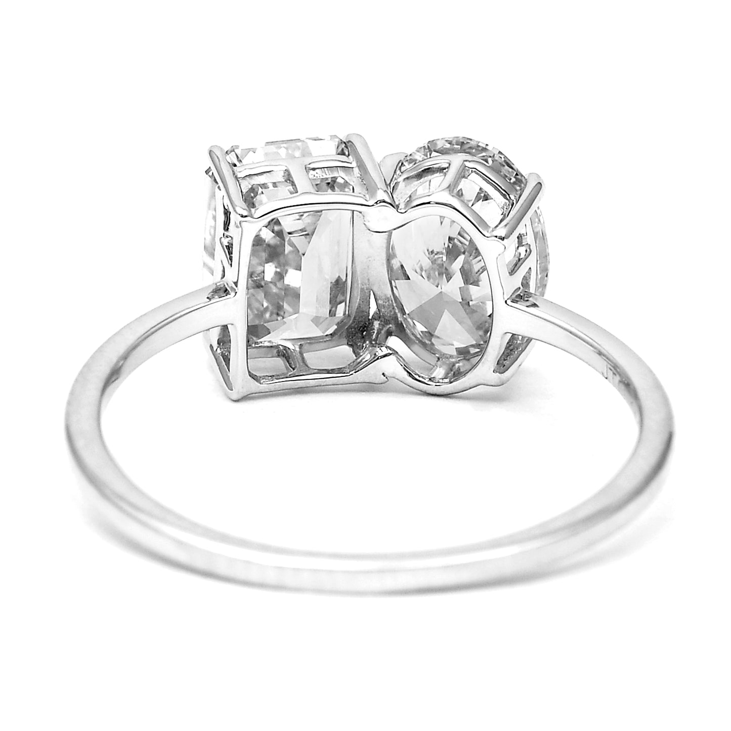 2.76 Carats Lab Grown Diamond 14K Gold Ring