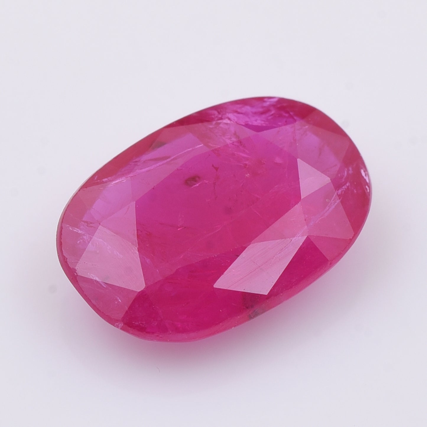 1.93 Natural Corundum Ruby Oval Mixed Cut Gemstone