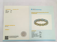 3.87 Carats Lab Grown Diamond 14K Gold Ring