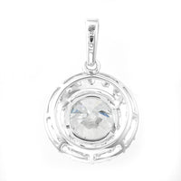 2.86 Carats Lab Grown Diamond 14K Gold Pendant