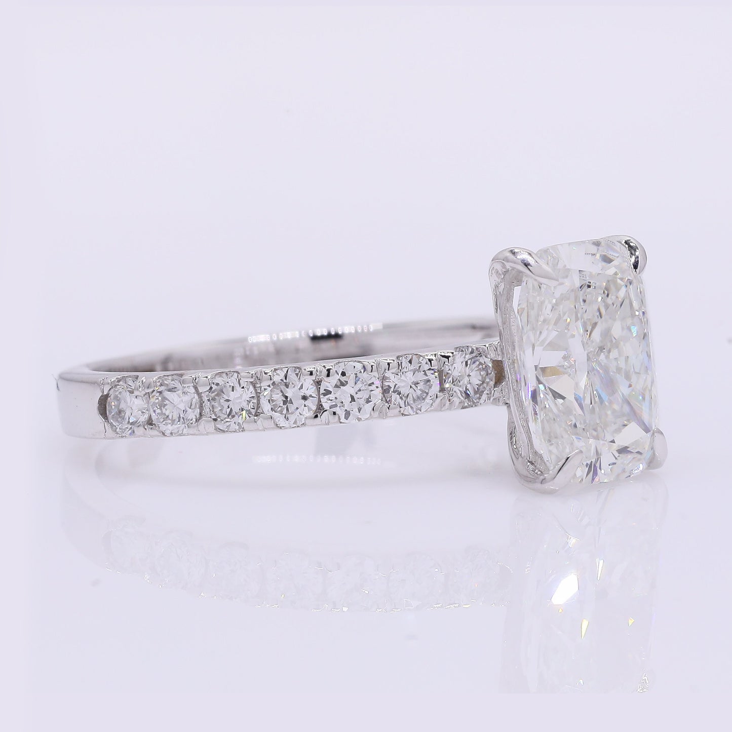 2.47 Carats Lab Grown Diamond 14K Gold Ring