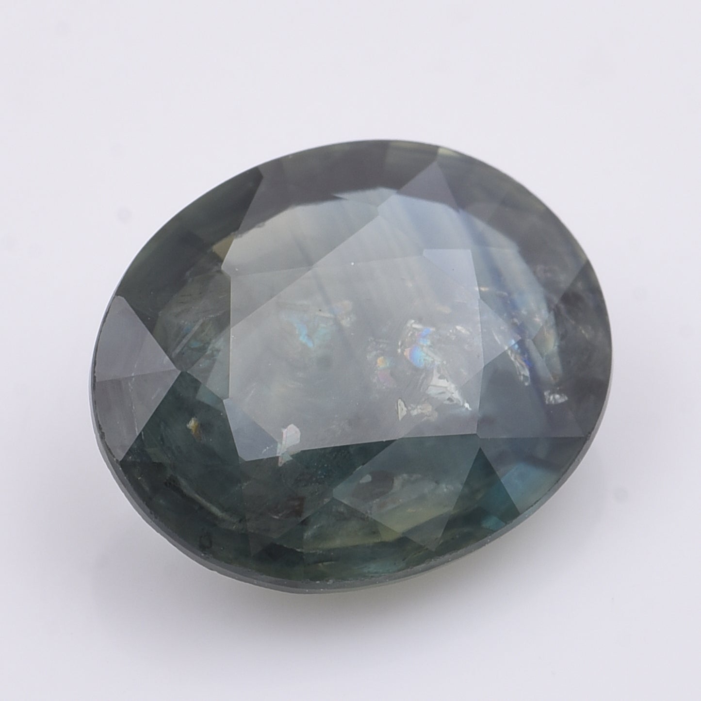 3.15 Natural Corundum Sapphire Oval Mixed Cut Gemstone