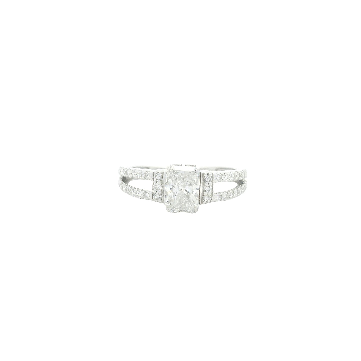 1.43 Carats Lab Grown Diamond 14K Gold Ring