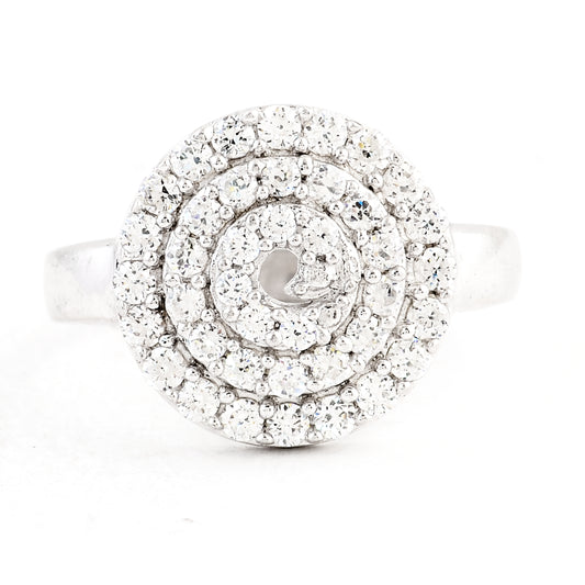 4.08 Ct Cubic Zirconia 925 Sterling Silver Ring