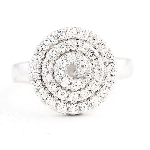 4.08 Ct Cubic Zirconia 925 Sterling Silver Ring