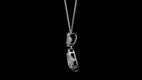 3.39 Carats Lab Grown Diamond 14K Gold Pendant