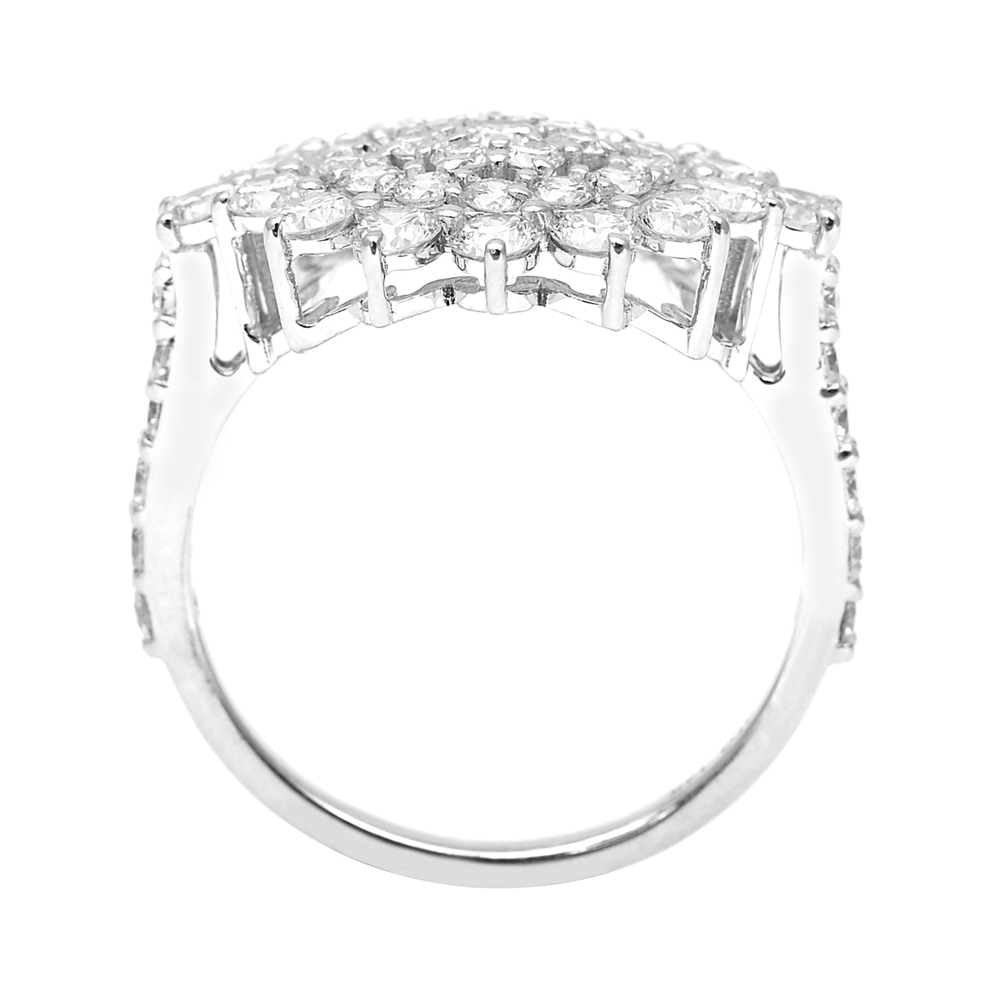 2.06 Carats Lab Grown Diamond 14K Gold Ring