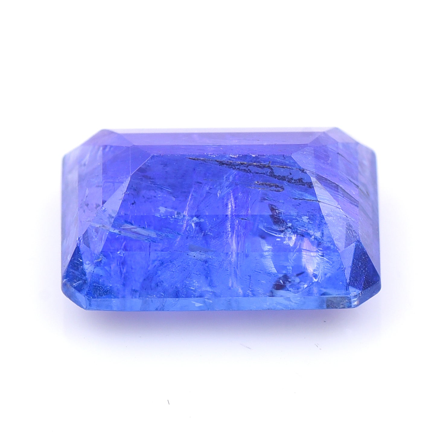 6.9 Natural Zoisite Tanzanite Emerald Cut Gemstone