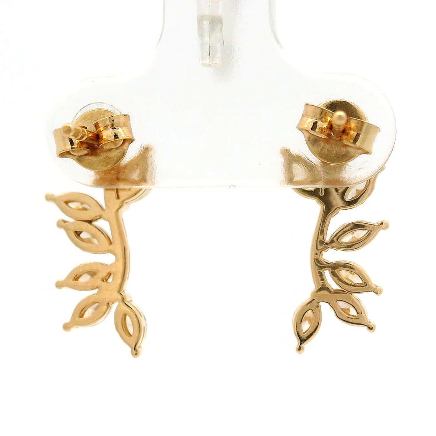 1.00 Ct Marquise Diamond 14K Gold Earrings