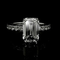 3.54 Carats Lab Grown Diamond 14K Gold Ring