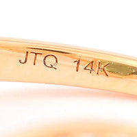 3.23 Ct Cushion Mixed Cut Natural Green Sapphire 14K Gold Ring