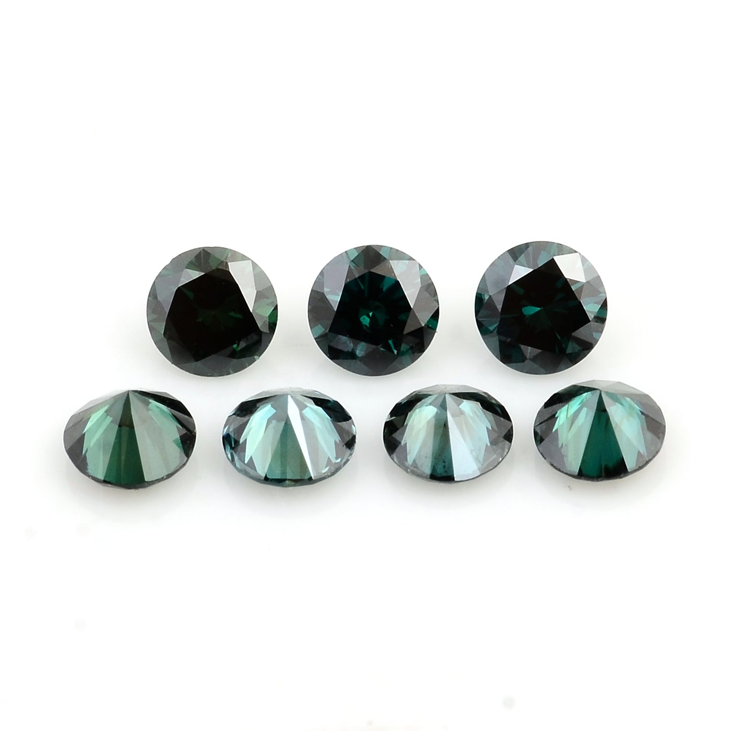 0.64 Blue Diamond Round Loose Gemstone