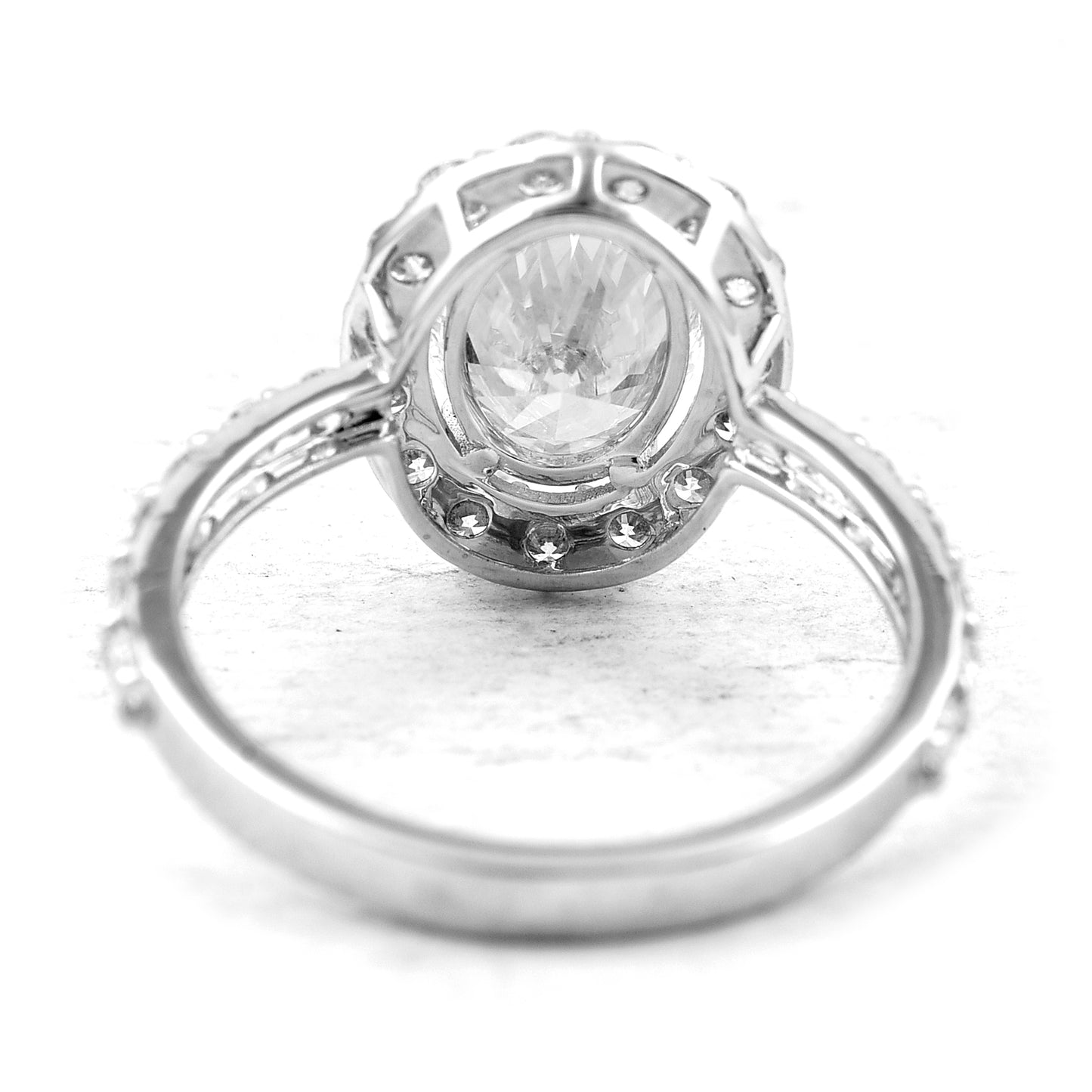 2.97 Carats Lab Grown Diamond 14K Gold Ring