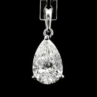 2.43 Carats Lab Grown Diamond 14K Gold Pendant
