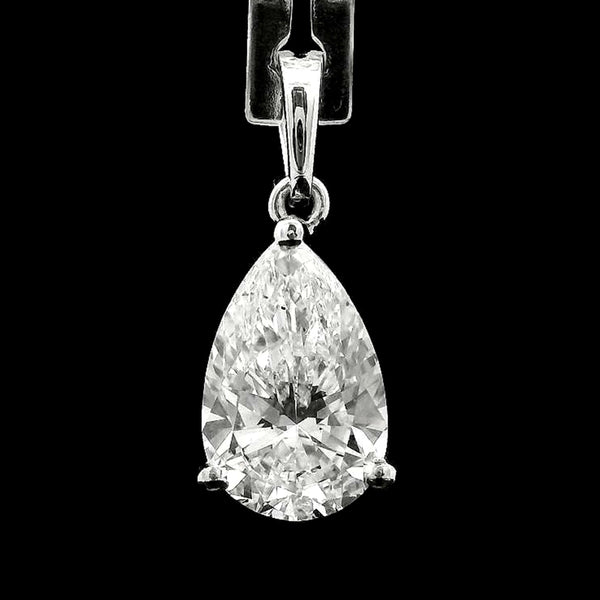 2.43 Carats Lab Grown Diamond 14K Gold Pendant